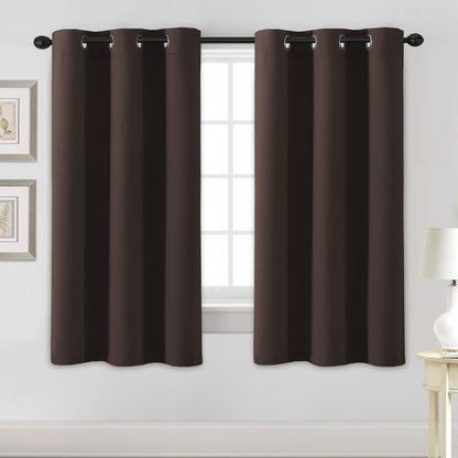 H.VERSAILTEX Blackout Curtains for Bedroom Thermal Insulated Room Darkening Living Room Curtains 63 Inch Long Grommet Privacy Protection Window Curtain Panels/Drapes for Nursery,2 Panels,Ivory/Cream