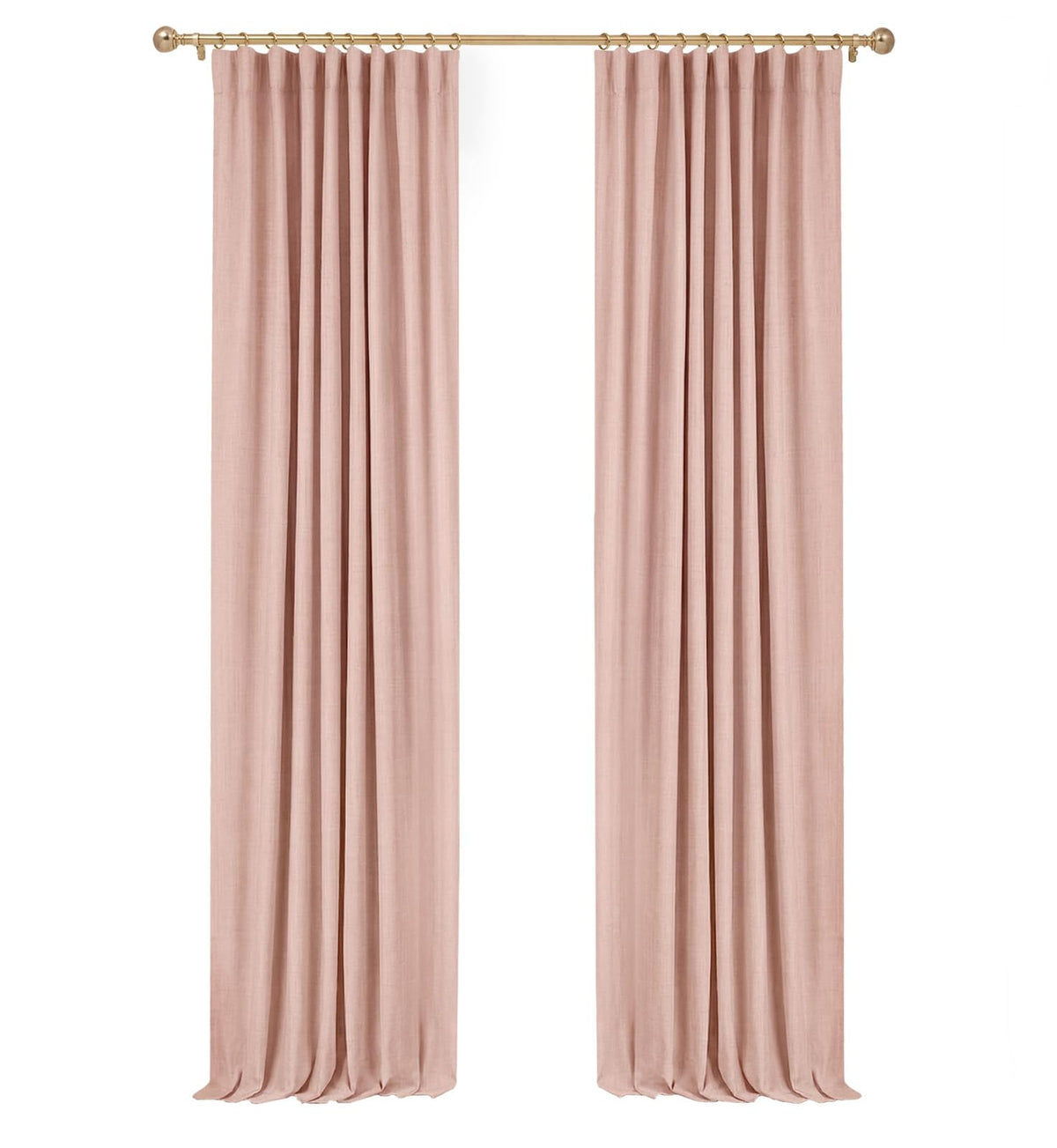 INOVADAY 100% Blackout Curtains for Bedroom Black Out Curtains 84 Inch Long