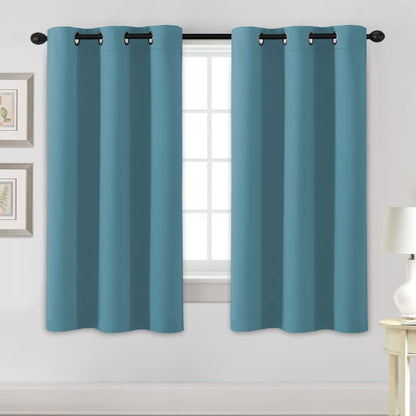 H.VERSAILTEX Blackout Curtains for Bedroom Thermal Insulated Room Darkening Living Room Curtains 63 Inch Long Grommet Privacy Protection Window Curtain Panels/Drapes for Nursery,2 Panels,Ivory/Cream