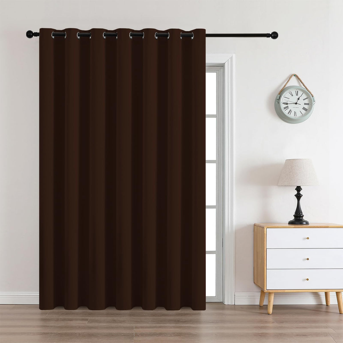CUCRAF Beige Blackout Curtains 84 inch Length 2 Panels Set, Room Darkening Drapes for Living Room Bedroom, Thermal Insulated Light Blocking Grommet Window Curtain (W52 x L84 Inch)
