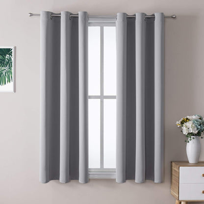 ChrisDowa Blackout Curtains for Bedroom and Living Room 63 Inches Long