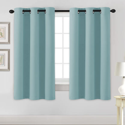 H.VERSAILTEX Blackout Curtains for Bedroom Thermal Insulated Room Darkening Living Room Curtains 63 Inch Long Grommet Privacy Protection Window Curtain Panels/Drapes for Nursery,2 Panels,Ivory/Cream