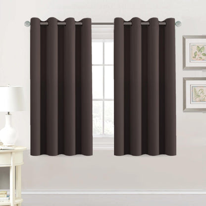 H.VERSAILTEX Blackout Curtains for Bedroom Thermal Insulated Room Darkening Living Room Curtains 63 Inch Long Grommet Privacy Protection Window Curtain Panels/Drapes for Nursery,2 Panels,Ivory/Cream