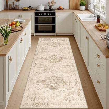 8x10 Area Rugs Living Room: Bedroom Neutral Washable Carpet Beige