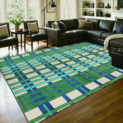 8x10 Rugs for Living Room Washable Green Area Rug Rugs for Bedroom