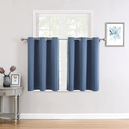 ChrisDowa Blackout Curtains for Bedroom and Living Room 63 Inches Long