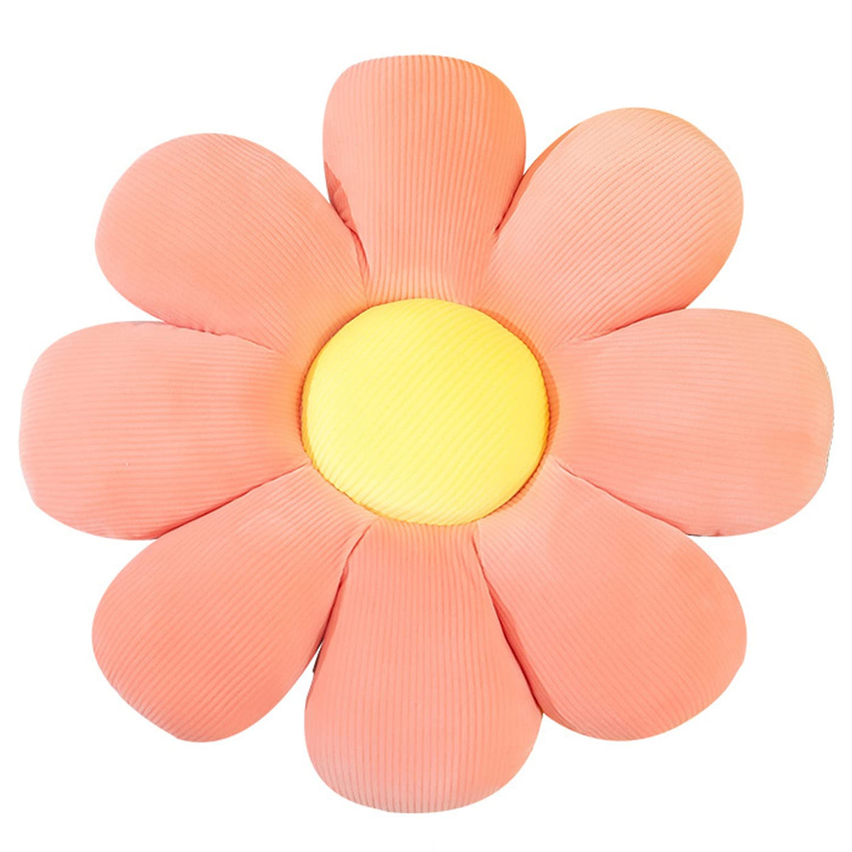 Flower Pillow, Flower Shaped Throw Pillow Floor Pillow Soft Seating Cushion Room Decor Plush Pillow for Bedroom, Sofa, Bed, Reading (15 inch, Green)