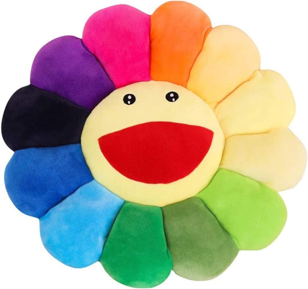 TEFU Flower Plush Pillow, Sunflower Soft Comfortable,Colorful,16.5in/42cm