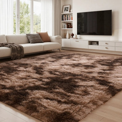 BEPATIO Fluffy Furry Shag High Pile Area Rug - Shaggy Cozy Decorative Floor Mat, Durable Modern Indoor House Decor Rugs for Bedroom