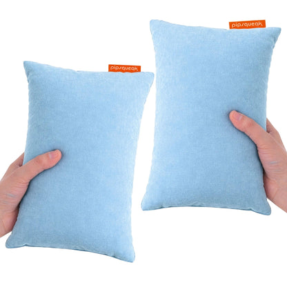Pipsqueak Travel Pillow - Small, Mini, Tiny - 11 x 7 in, Microfiber