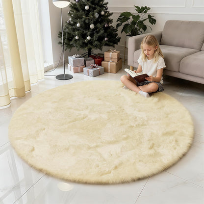 8x10 Fluffy Area Rugs for Living Room,Black Large Shag Area Rug for Bedroom