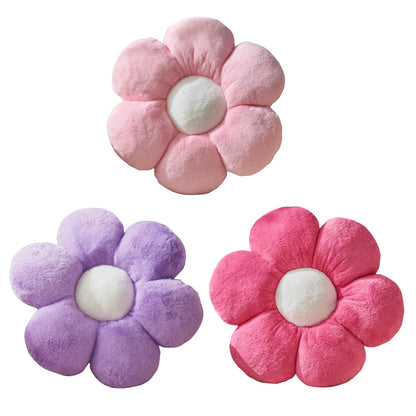 Flower Pillow,15.7In Cute Daisy Pillow Pink Throw Pillows