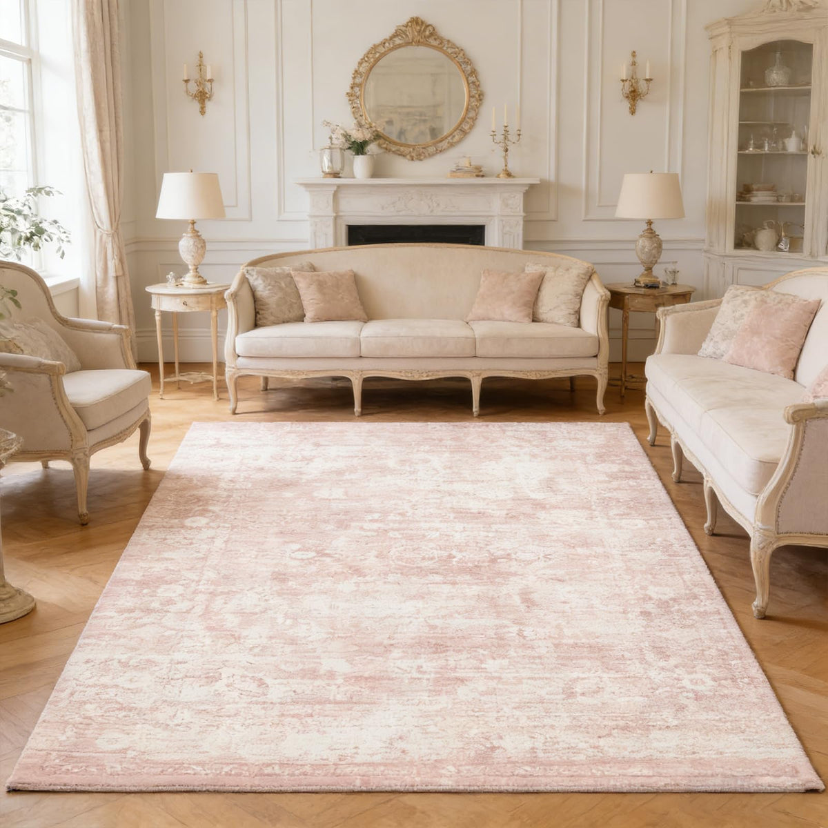 Homemate Washable Rug 8x10 Area Rugs - Vintage Rugs for Living Room