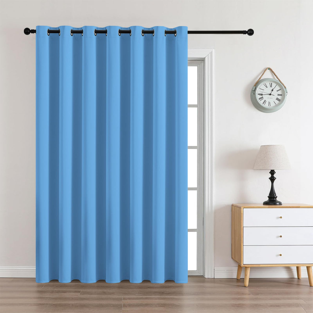 CUCRAF Beige Blackout Curtains 84 inch Length 2 Panels Set, Room Darkening Drapes for Living Room Bedroom, Thermal Insulated Light Blocking Grommet Window Curtain (W52 x L84 Inch)