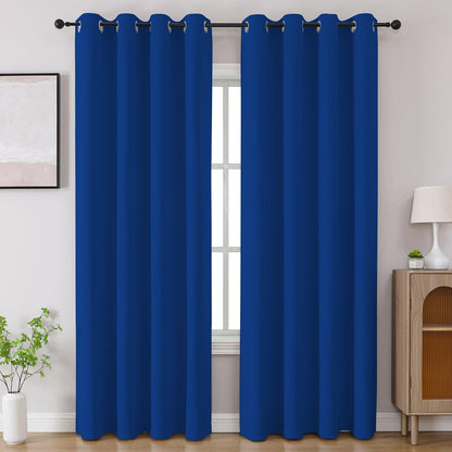 CUCRAF Beige Blackout Curtains 84 inch Length 2 Panels Set, Room Darkening Drapes for Living Room Bedroom, Thermal Insulated Light Blocking Grommet Window Curtain (W52 x L84 Inch)