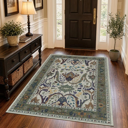8x10 Rugs for Living Room Washable Green Area Rug Rugs for Bedroom