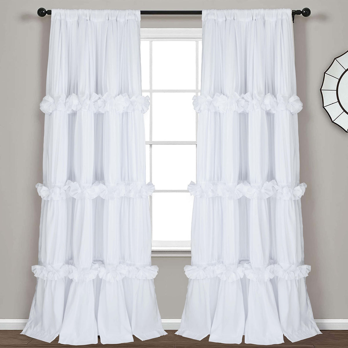 Homechoice Decor Thermal Insulated Window Curtains, 54"W x 84"L x 2 Panels