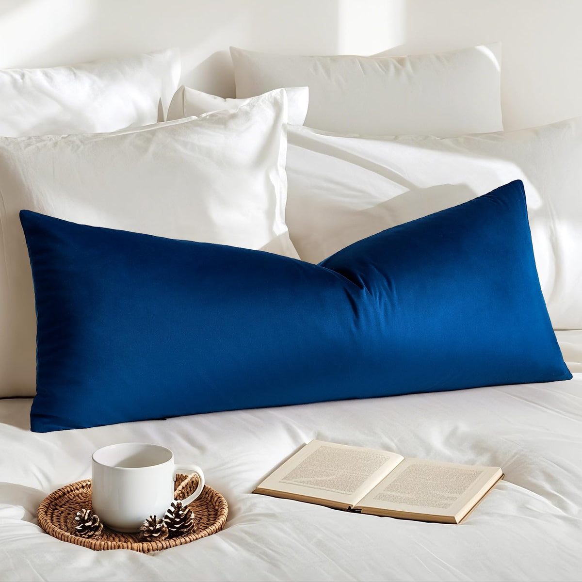 Artscope Luxury Velvet Pillow Covers Super Soft Decorative Square Throw Pillow Covers Case Cushion Covers for Sofa Couch Bedroom Car Decor 20x20 Inch Light Blue