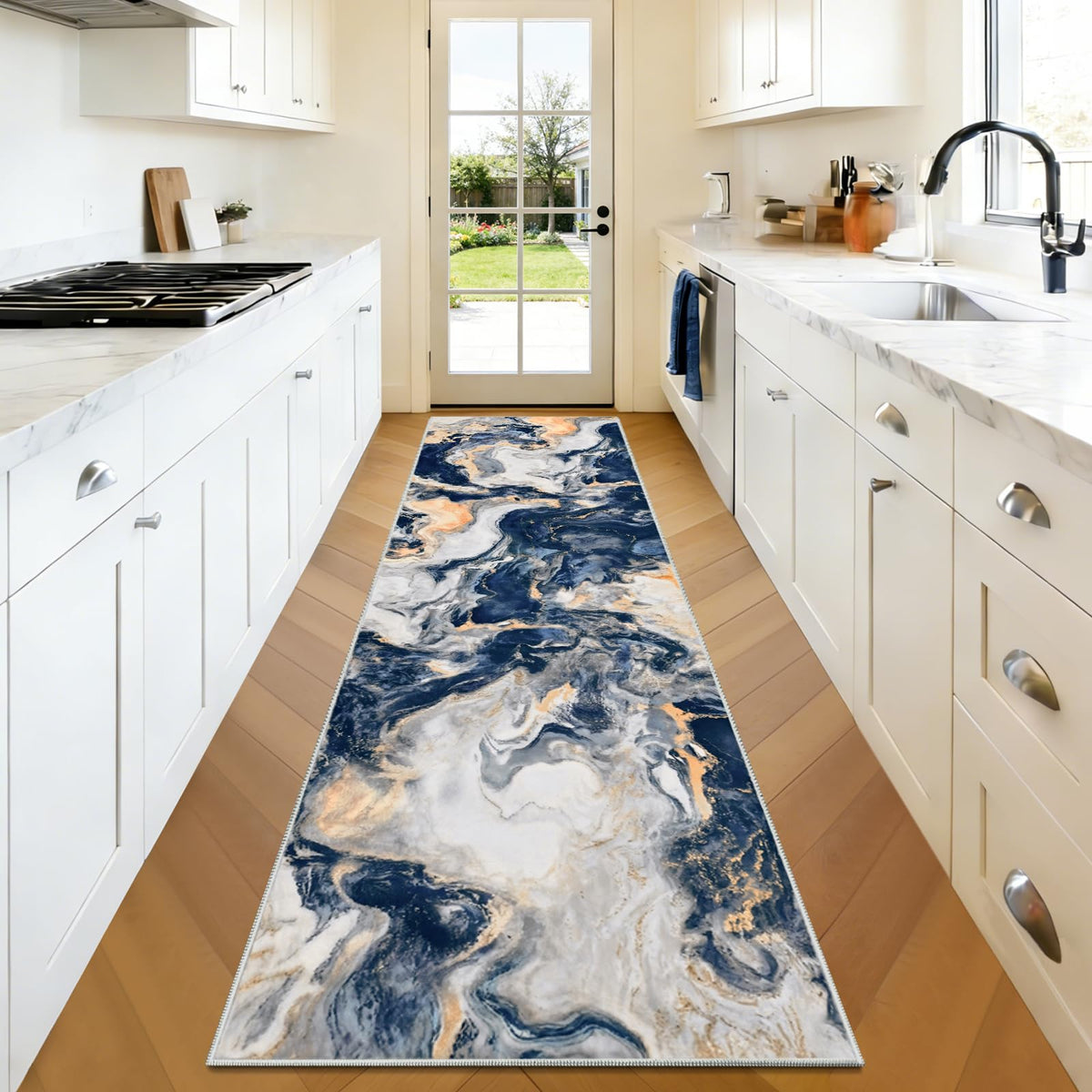 Yinhua 6x9 Area Rugs for Living Room, Washable Large Rugs for Bedroom