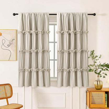 Homechoice Decor Thermal Insulated Window Curtains, 54"W x 84"L x 2 Panels
