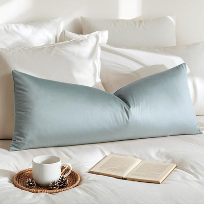 Artscope Luxury Velvet Pillow Covers Super Soft Decorative Square Throw Pillow Covers Case Cushion Covers for Sofa Couch Bedroom Car Decor 20x20 Inch Light Blue