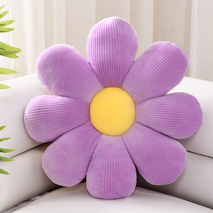 Sioloc Flower Pillow Shaped Throw Pillow Butt Cushion Flower Floor Pillow,Seating Cushion,Cute Room Decor & Plush Pillow for Bedroom Sofa Chair(Green,15.7'')