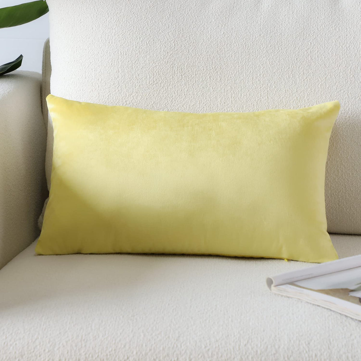 Artscope Luxury Velvet Pillow Covers Super Soft Decorative Square Throw Pillow Covers Case Cushion Covers for Sofa Couch Bedroom Car Decor 20x20 Inch Light Blue