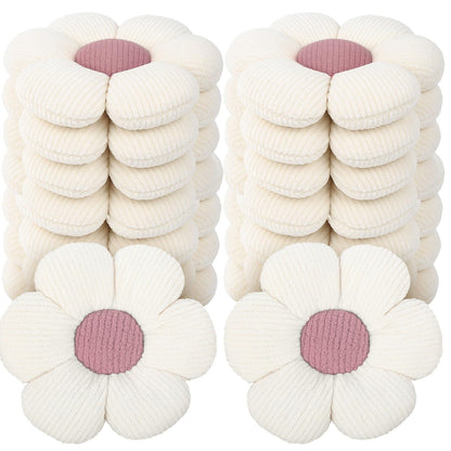 Beeveer 10 Pcs 15.75" Flower Plush Pillow for Sofa,Multicolor,Multicolor