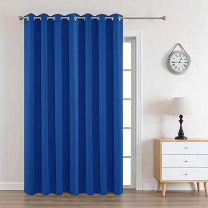 Joydeco Blackout Curtains for Bedroom 84 Inch - Black Out Curtains with Grommets Thermal Insulated Room Darkening Light Blocking, Noise Reducing & Wrinkle-Free Drapes for Living Room Windows, 2 Panels