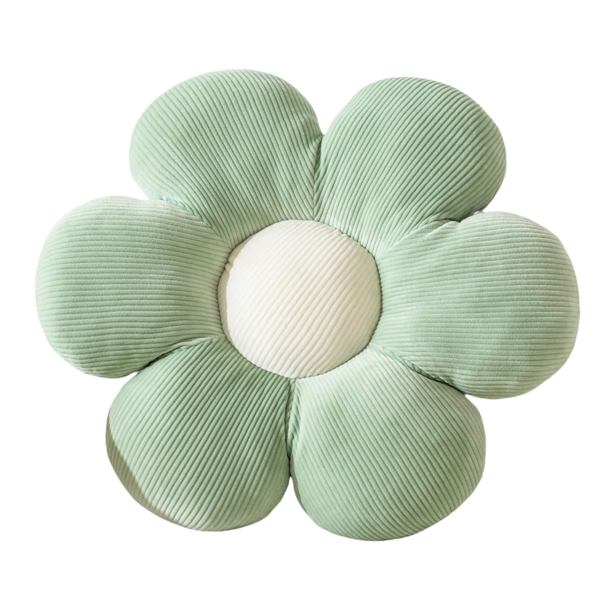Flower Pillow,15.75" Daisy Pillow White Decorative Pillows