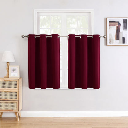 ChrisDowa Blackout Curtains for Bedroom and Living Room 63 Inches Long