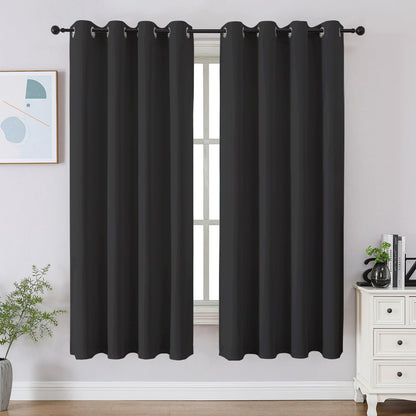 CUCRAF Beige Blackout Curtains 84 inch Length 2 Panels Set, Room Darkening Drapes for Living Room Bedroom, Thermal Insulated Light Blocking Grommet Window Curtain (W52 x L84 Inch)