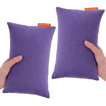 Pipsqueak Travel Pillow - Small, Mini, Tiny - 11 x 7 in, Microfiber