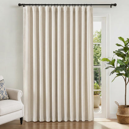 INOVADAY 100% Blackout Curtains for Bedroom Black Out Curtains 84 Inch Long