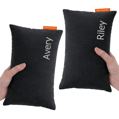 Pipsqueak Travel Pillow - Small, Mini, Tiny - 11 x 7 in, Microfiber