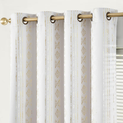 jinchan Boho Blackout Curtains 63 Inch Length Moon Phase Printed Drapes