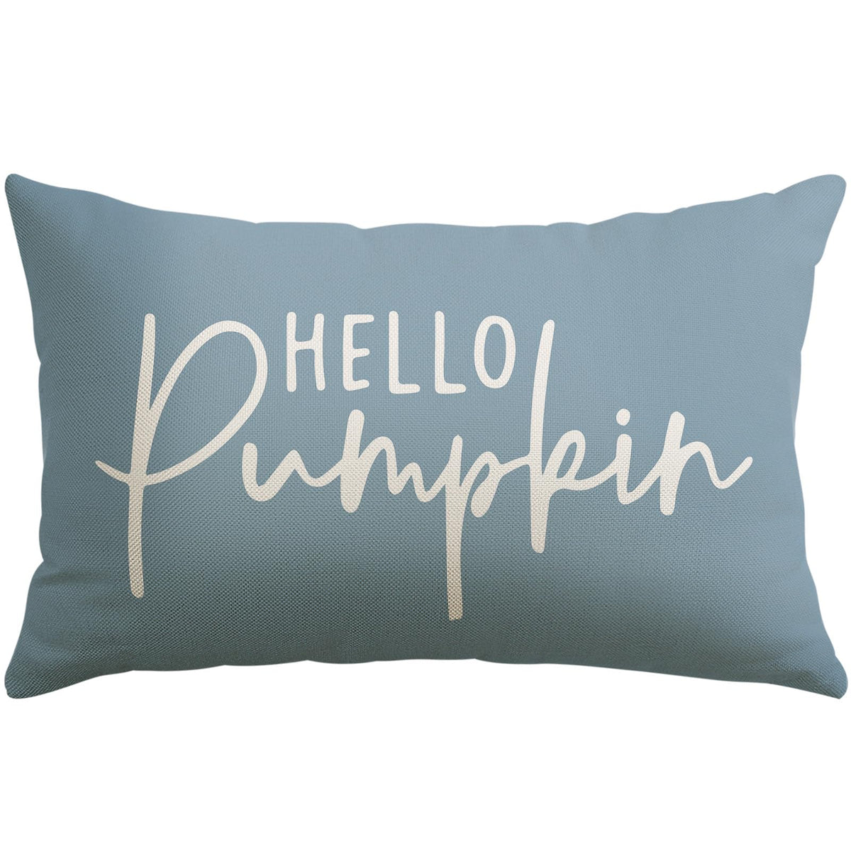 Artscope Hello Pumpkin Beige Lumbar Throw Pillow Cover 12x20 Inch Fall Decoration Cushion Cover Thanksgiving Farmhouse Pillow Case for Home Sofa Couch Decor