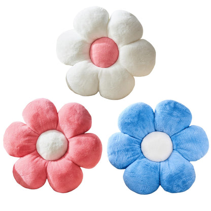 Flower Pillow,15.7In Cute Daisy Pillow Pink Throw Pillows