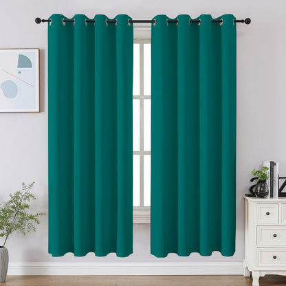 CUCRAF Beige Blackout Curtains 84 inch Length 2 Panels Set, Room Darkening Drapes for Living Room Bedroom, Thermal Insulated Light Blocking Grommet Window Curtain (W52 x L84 Inch)