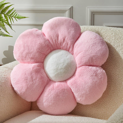 Flower Pillow,15.7In Cute Daisy Pillow Pink Throw Pillows