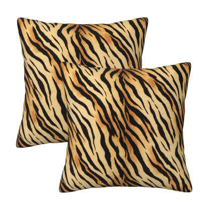 Stripe Black and White Farmhouse Throw Pillow Covers 18x18 in Pillow Case Soft Outdoor Pillow case Cushion Covers Set of 2 for Sofa Bed Bedroom Car Chair Living Room Home Decorative