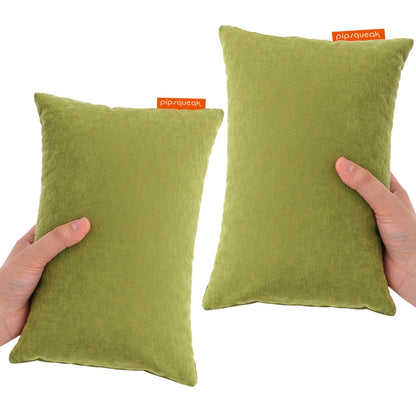 Pipsqueak Travel Pillow - Small, Mini, Tiny - 11 x 7 in, Microfiber