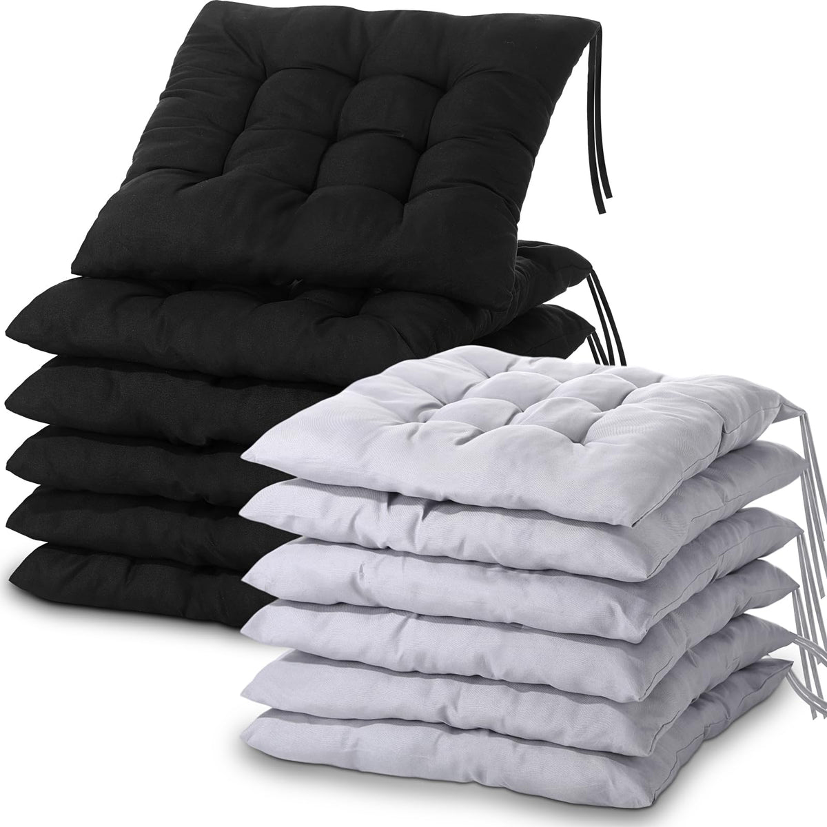 12 Pcs Bulk Floor Pillows Cushion for Kids Classroom,Coffee Color,Square