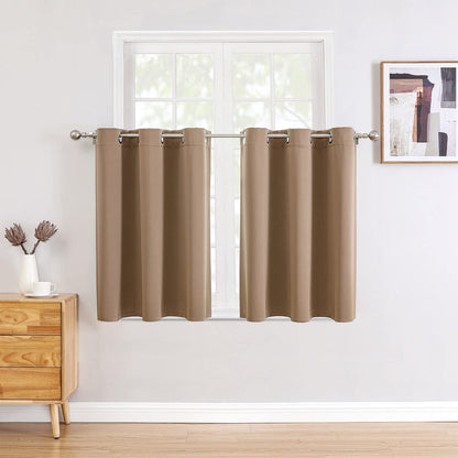 ChrisDowa Blackout Curtains for Bedroom and Living Room 63 Inches Long