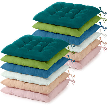 12 Pcs Bulk Floor Pillows Cushion for Kids Classroom,Coffee Color,Square