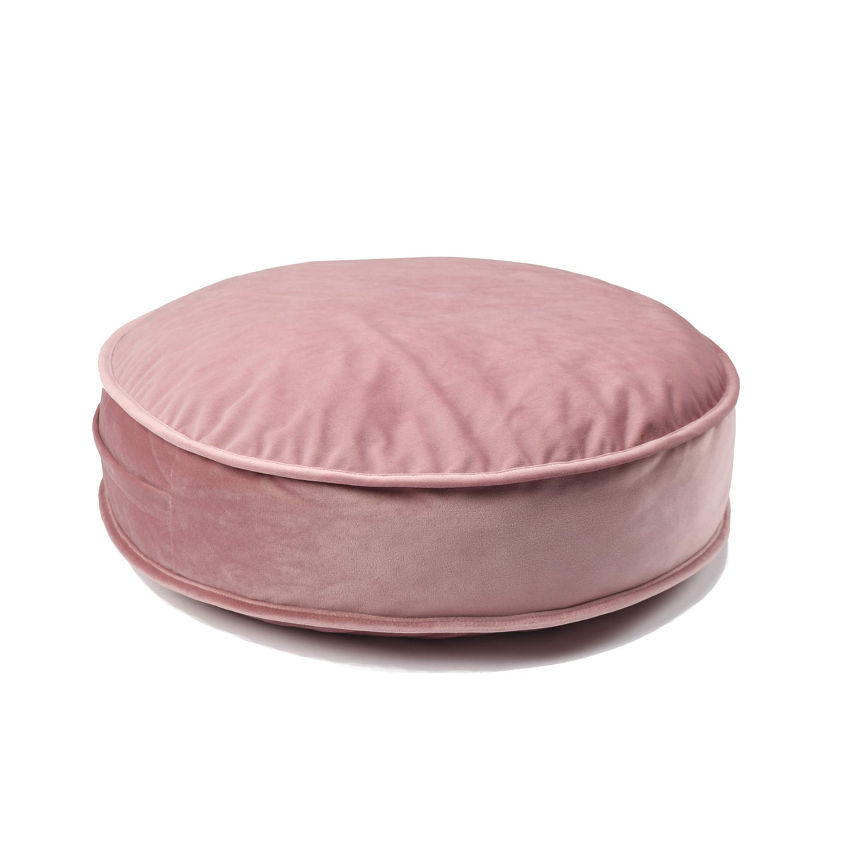 Round Floor Pillow Cover Velvet Throw Seating Pouf Yoga Meditation Cushion Plush Case Reading Room Decor Cover Only (25.6IN, Green)