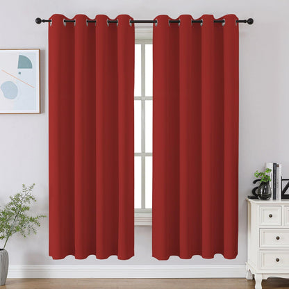 CUCRAF Beige Blackout Curtains 84 inch Length 2 Panels Set, Room Darkening Drapes for Living Room Bedroom, Thermal Insulated Light Blocking Grommet Window Curtain (W52 x L84 Inch)