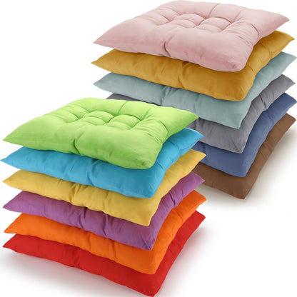 12 Pcs Bulk Floor Pillows Cushion for Kids Classroom,Coffee Color,Square