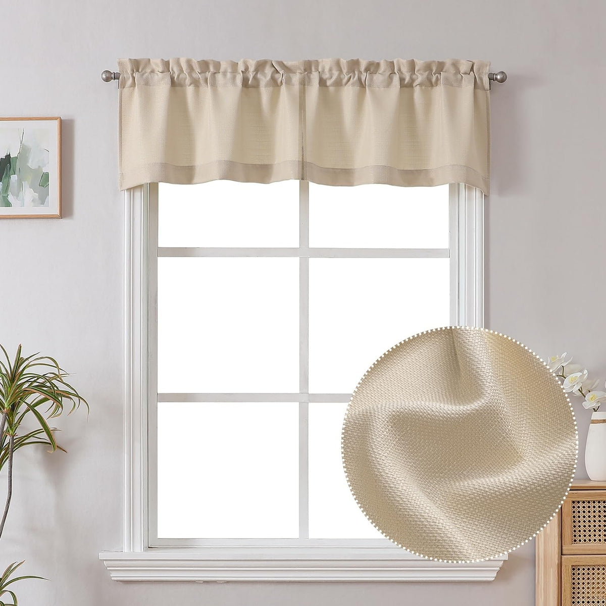 Chyhomenyc White Curtains 84 Inch Length 2 Panels 40Wx84L inches