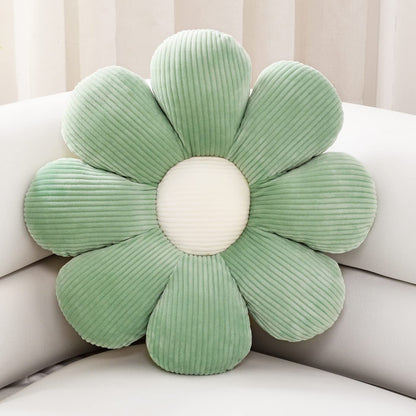 Sioloc Flower Shaped Throw Pillow Butt Cushion, Seating Cushion, Cute Room Decor & Plush Pillow for Bedroom Sofa Chair (Blush, 15.7")